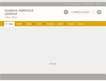 Tablet Screenshot of marinafontanagioielli.com